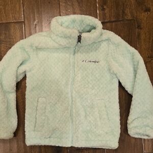 Columbia Mint Green Fleece Jacket